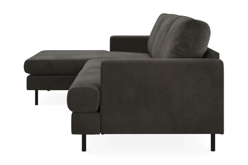 Menard Compact Sofa med Divan 3-seter - Mørkegrå - Møbler - Sofaer - Sofa med sjeselong