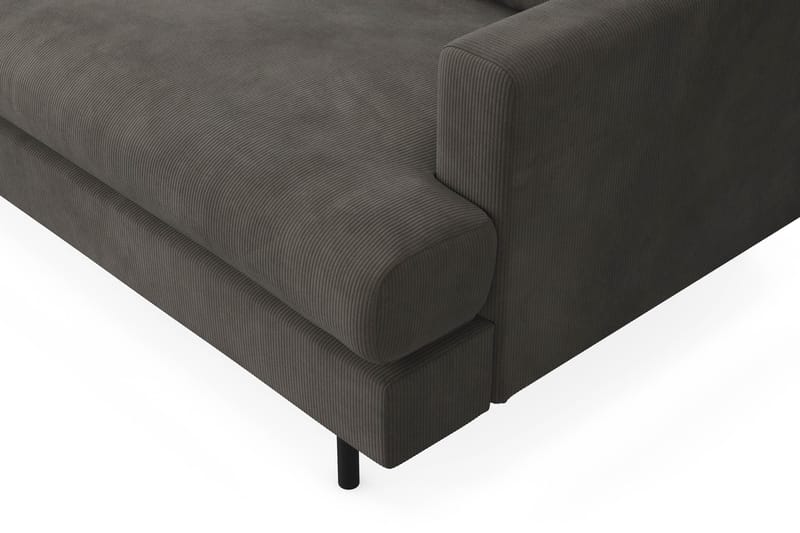 Menard Compact Sofa med Divan 3-seter - Mørkegrå - Møbler - Sofaer - Sofa med sjeselong