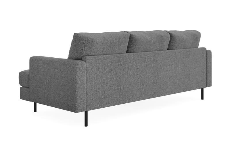 Menard Compact Sofa med Divan 3-seter - Mørkegrå - Møbler - Sofaer - Sofa med sjeselong