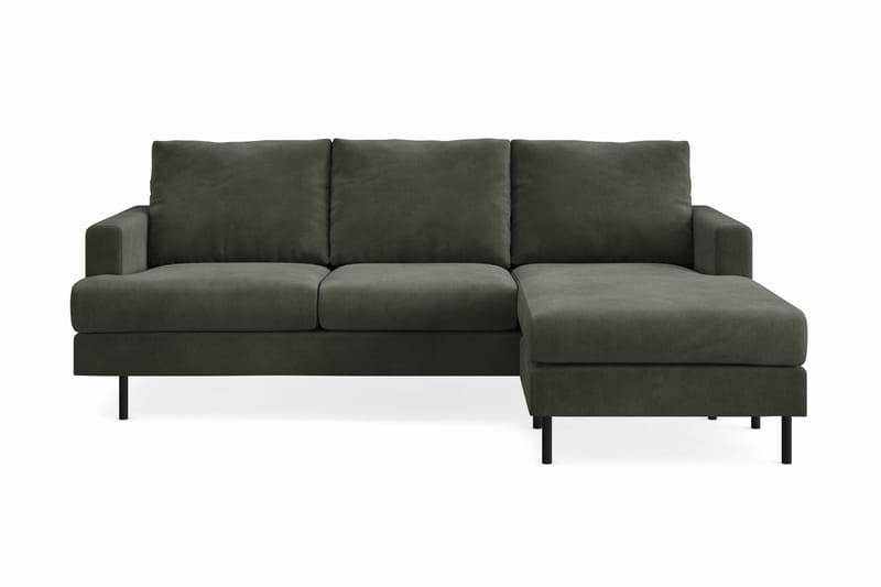 Menard Compact Sofa med divan 3-seter - Mørkegrønn - Møbler - Sofaer - Sofa med sjeselong