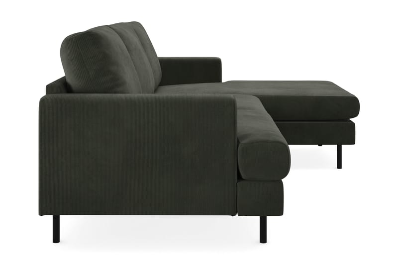 Menard Compact Sofa med divan 3-seter - Mørkegrønn - Møbler - Sofaer - Sofa med sjeselong