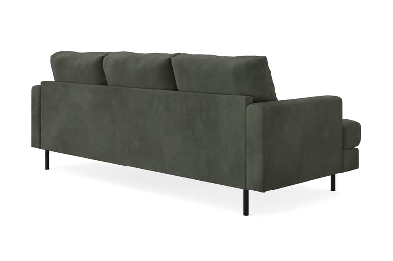 Menard Compact Sofa med divan 3-seter - Mørkegrønn - Møbler - Sofaer - Sofa med sjeselong