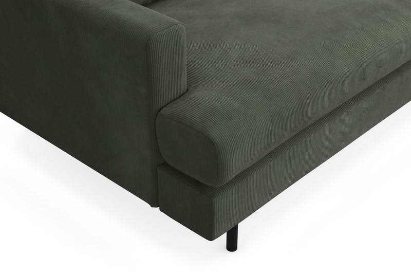 Menard Compact Sofa med divan 3-seter - Mørkegrønn - Møbler - Sofaer - Sofa med sjeselong