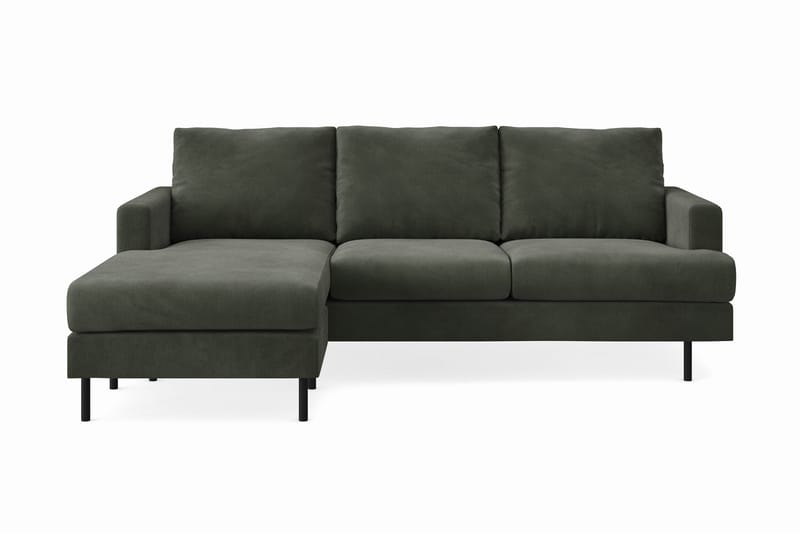 Menard Compact Sofa med Divan 3-seter - Mørkegrønn - Møbler - Sofaer - Sofa med sjeselong