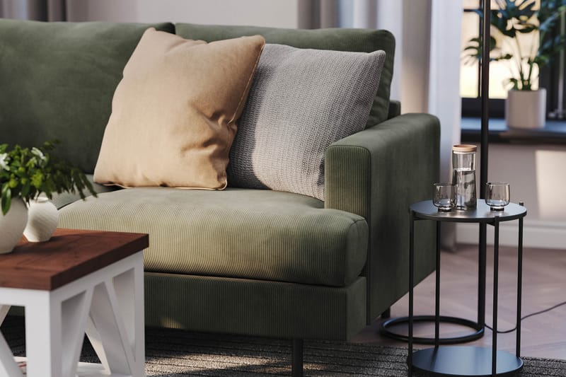 Menard Compact Sofa med Divan 3-seter - Mørkegrønn - Møbler - Sofaer - Sofa med sjeselong