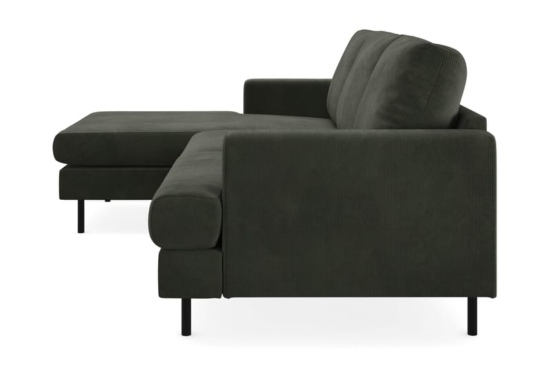 Menard Compact Sofa med Divan 3-seter - Mørkegrønn - Møbler - Sofaer - Sofa med sjeselong