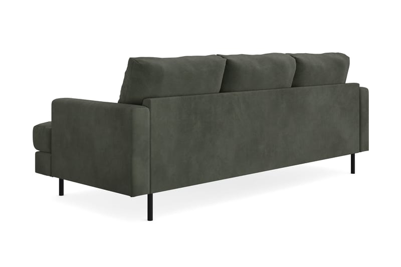 Menard Compact Sofa med Divan 3-seter - Mørkegrønn - Møbler - Sofaer - Sofa med sjeselong