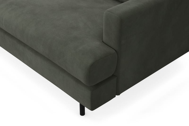 Menard Compact Sofa med Divan 3-seter - Mørkegrønn - Møbler - Sofaer - Sofa med sjeselong