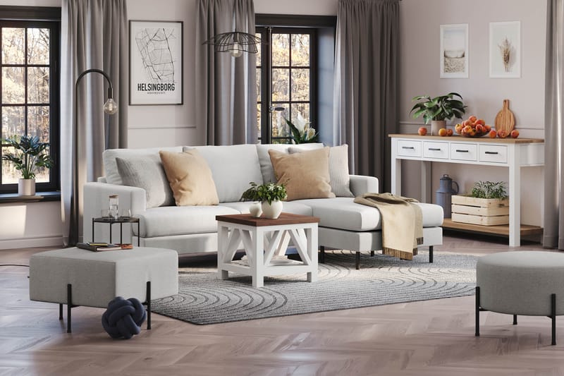 Menard Compact Sofa med Divan 3-seter - Møbler - Sofaer - Sofa med sjeselong