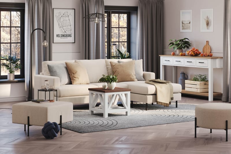 Menard Compact Sofa med Divan 3-seter - Møbler - Sofaer - Sofa med sjeselong