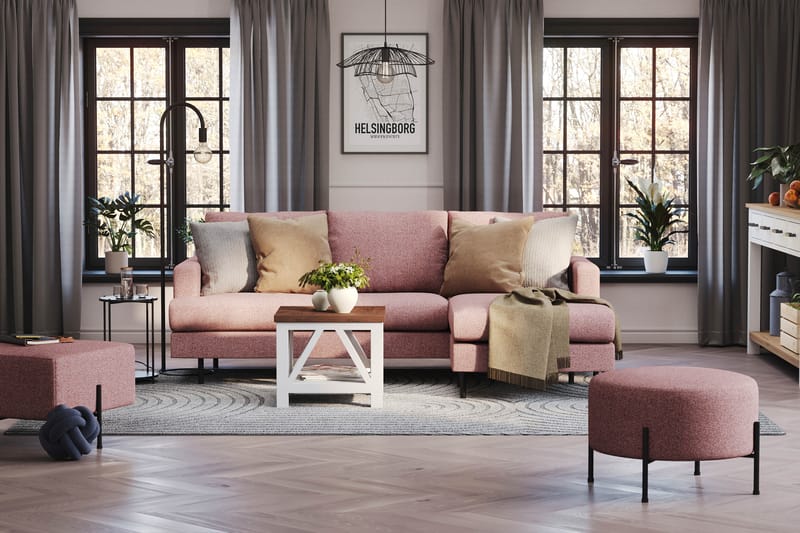 Menard Compact Sofa med Divan 3-seter - Møbler - Sofaer - Sofa med sjeselong