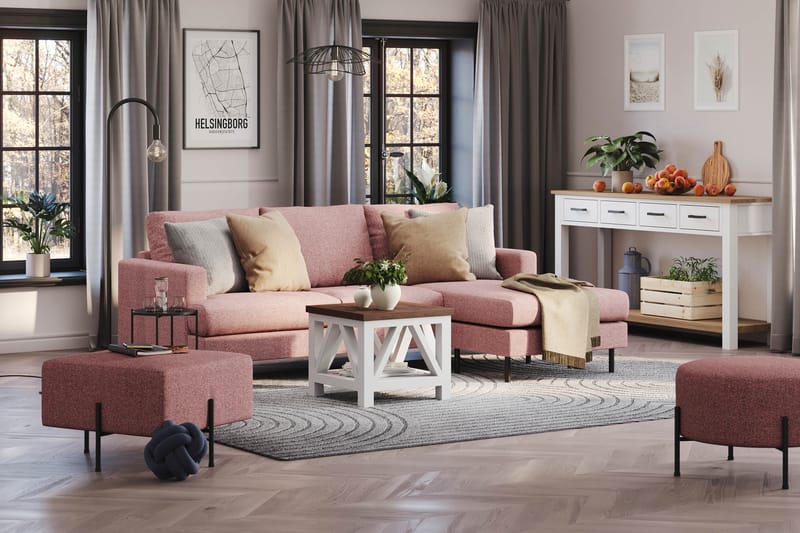 Menard Compact Sofa med Divan 3-seter - Møbler - Sofaer - Sofa med sjeselong