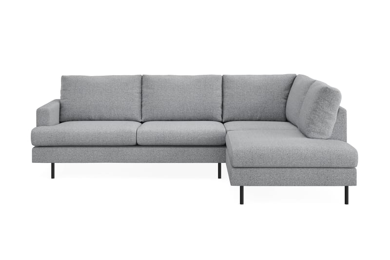 Menard Compact Sofa med sjeselong 4-seter - Grå - Møbler - Sofaer - Sofa med sjeselong