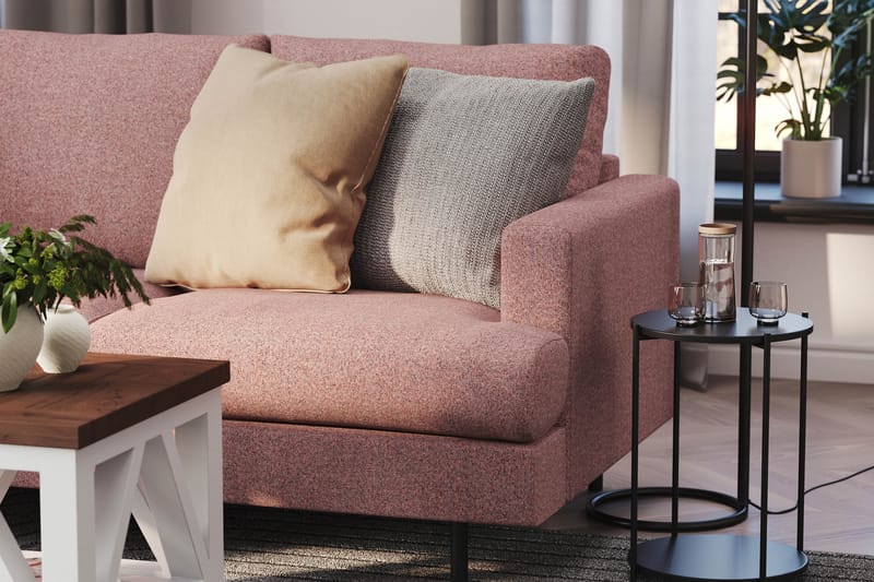 Menard Compact Sofa med sjeselong 4-seter - Lilla - Møbler - Sofaer - Sofa med sjeselong