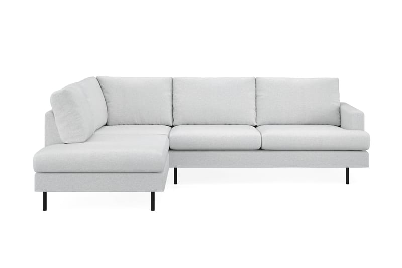 Menard Compact Sofa med sjeselong 4-seter - Lys grå - Møbler - Sofaer - Sofa med sjeselong