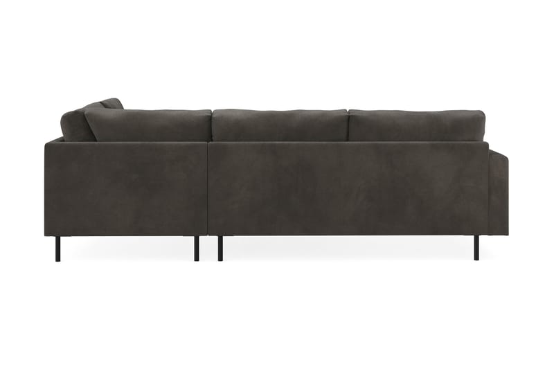 Menard Compact Sofa med sjeselong 4-seter - Mørkegrå - Møbler - Sofaer - Sofa med sjeselong