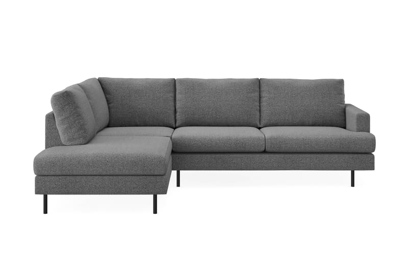 Menard Compact Sofa med sjeselong 4-seter - Mørkegrå - Møbler - Sofaer - Sofa med sjeselong