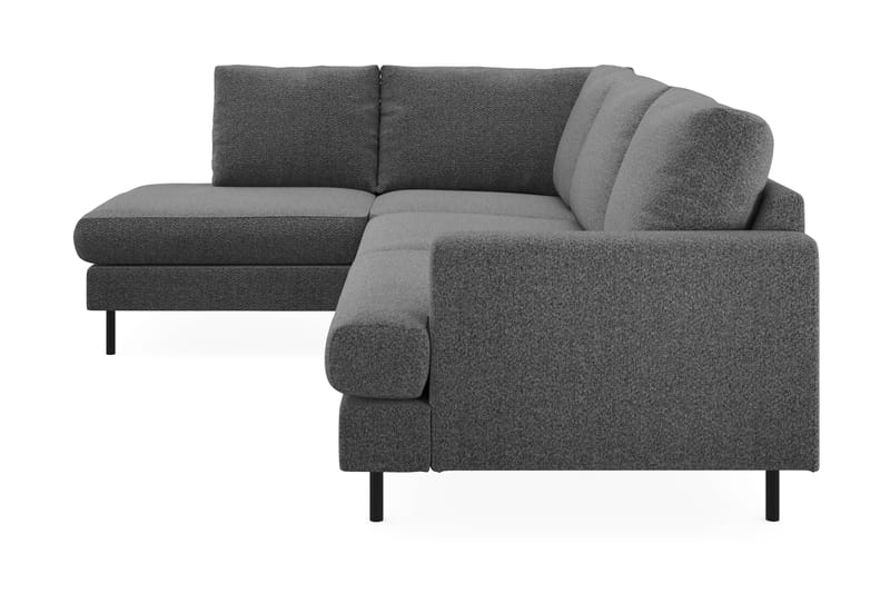 Menard Compact Sofa med sjeselong 4-seter - Mørkegrå - Møbler - Sofaer - Sofa med sjeselong