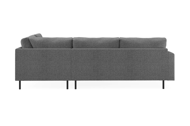 Menard Compact Sofa med sjeselong 4-seter - Mørkegrå - Møbler - Sofaer - Sofa med sjeselong