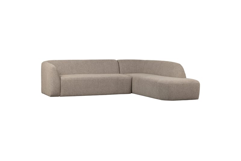 Mooli Sofa med Sjeselong 3-seter - Naturmelange - Sofa med sjeselong - 3 seters sofa med divan