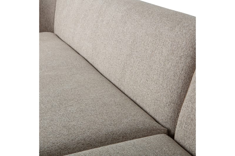 Mooli Sofa med Sjeselong 3-seter - Naturmelange - Sofa med sjeselong - 3 seters sofa med divan