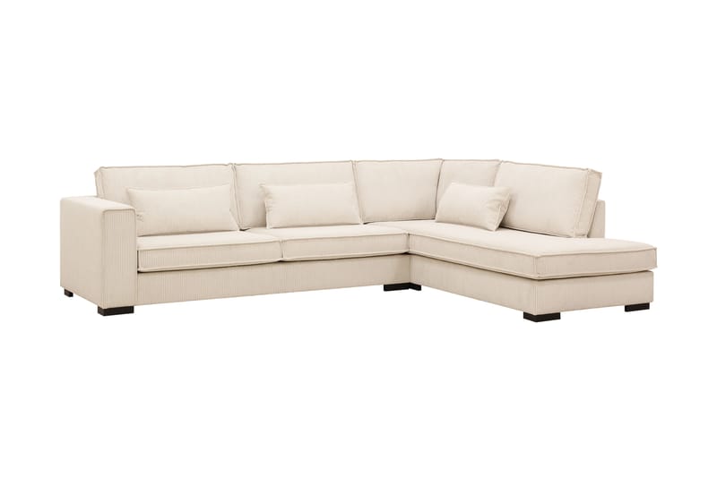 Nova 4-seters Sofa med Sjeselong Høyre - Beige - Møbler - Sofaer - Sofa med sjeselong