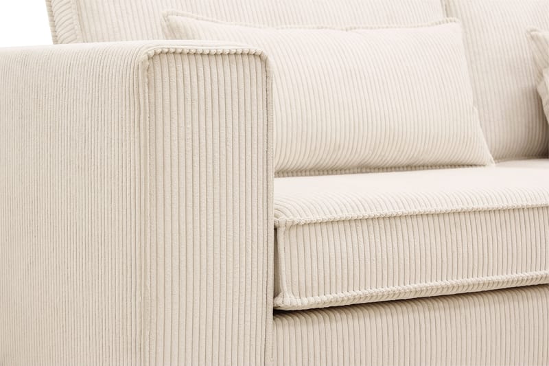 Nova 4-seters Sofa med Sjeselong Høyre - Beige - Møbler - Sofaer - Sofa med sjeselong