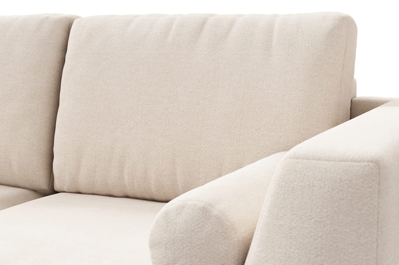 Ocean Luksus 4-seter Lys L-sofa med Sjeselong Venstre - Beige - Møbler - Sofaer - Sofa med sjeselong