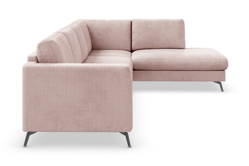 Ocean Lyx 4-seters Sofa med Sjeselong Høyre - Rosa - Møbler - Sofaer - Sofa med sjeselong