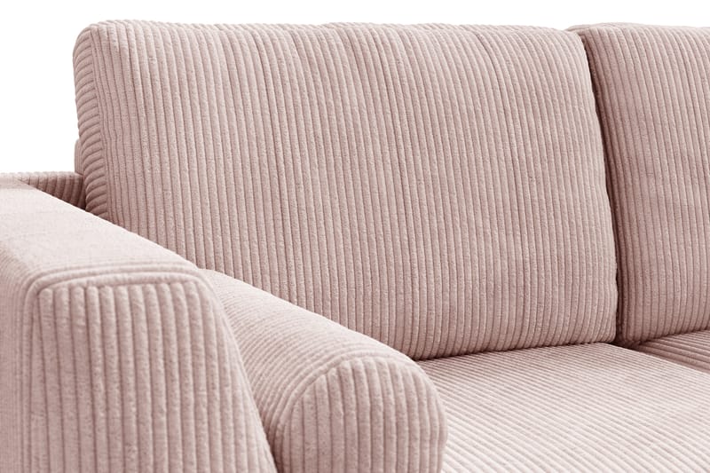 Ocean Lyx 4-seters Sofa med Sjeselong Høyre - Rosa - Møbler - Sofaer - Sofa med sjeselong