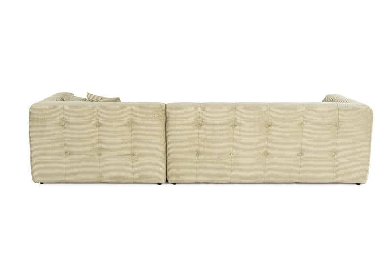 Octavian Sofa med Sjeselong 3-seter - Grønn - Møbler - Sofaer - Sofa med sjeselong