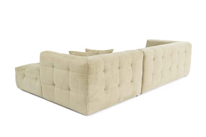 Octavian Sofa med Sjeselong 3-seter - Grønn - Møbler - Sofaer - Sofa med sjeselong