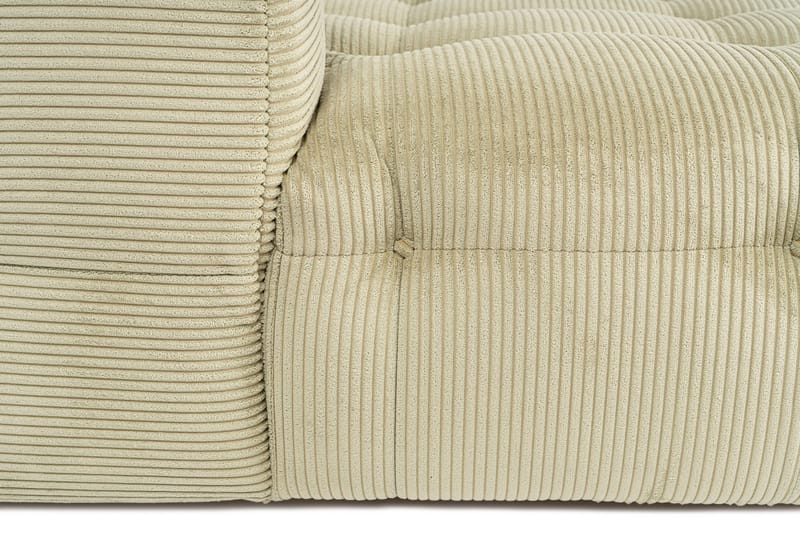 Octavian Sofa med Sjeselong 3-seter - Grønn - Møbler - Sofaer - Sofa med sjeselong