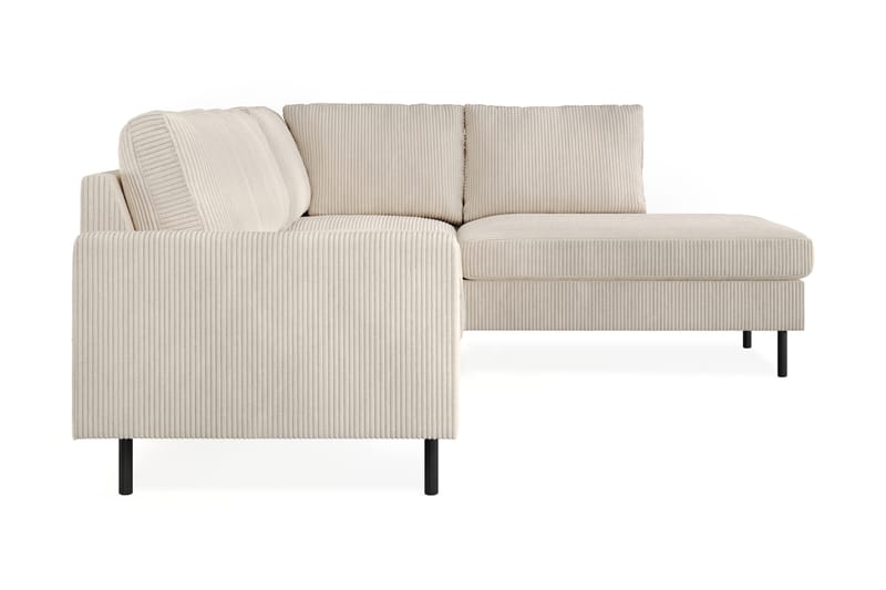 Peppe Manchester 4-seters L Sofa med Sjeselong Høyre - Lys Beige - Møbler - Sofaer - Sofa med sjeselong