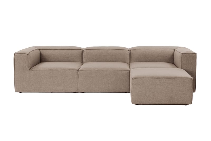 Redlands Sofa med Sjeselong 3-seter - Brun - Møbler - Sofaer - Sofa med sjeselong