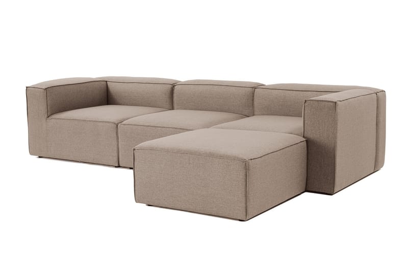 Redlands Sofa med Sjeselong 3-seter - Brun - Møbler - Sofaer - Sofa med sjeselong