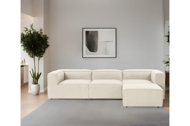 Redlands Sofa med Sjeselong 3-seter - Ecru - Møbler - Sofaer - Sofa med sjeselong