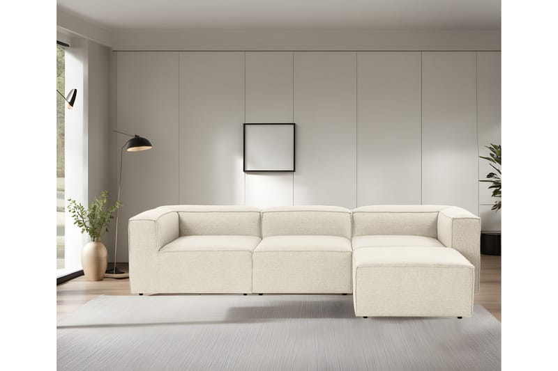 Redlands Sofa med Sjeselong 3-seter - Ecru - Møbler - Sofaer - Sofa med sjeselong