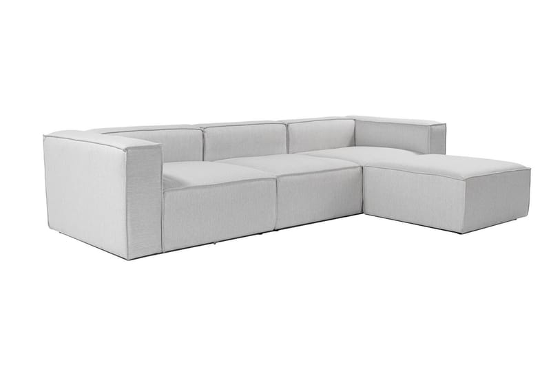 Redlands Sofa med Sjeselong 3-seter - Grå - Møbler - Sofaer - Sofa med sjeselong