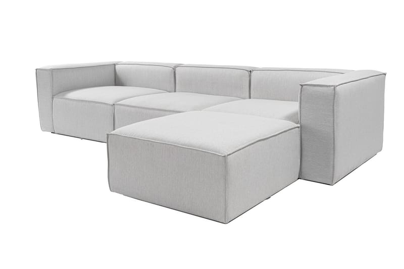 Redlands Sofa med Sjeselong 3-seter - Grå - Møbler - Sofaer - Sofa med sjeselong