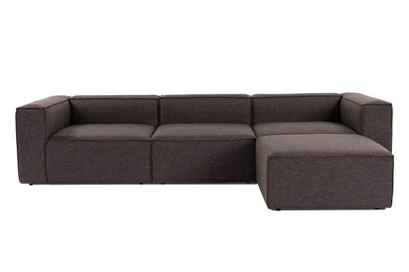 Redlands Sofa med Sjeselong 3-seter - Mørk brun - Møbler - Sofaer - Sofa med sjeselong