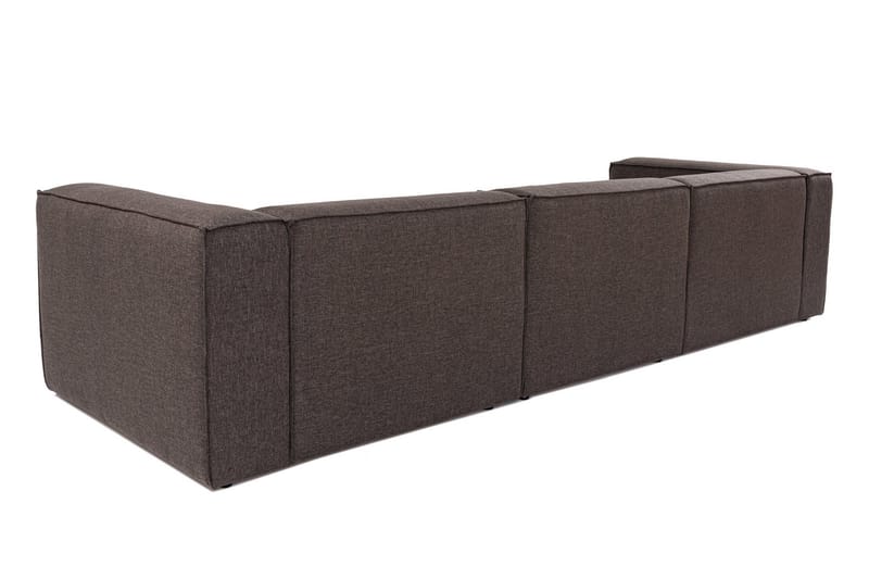 Redlands Sofa med Sjeselong 3-seter - Mørk brun - Møbler - Sofaer - Sofa med sjeselong