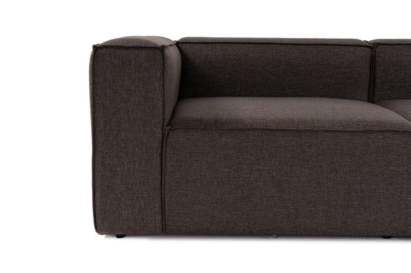 Redlands Sofa med Sjeselong 3-seter - Mørk brun - Møbler - Sofaer - Sofa med sjeselong