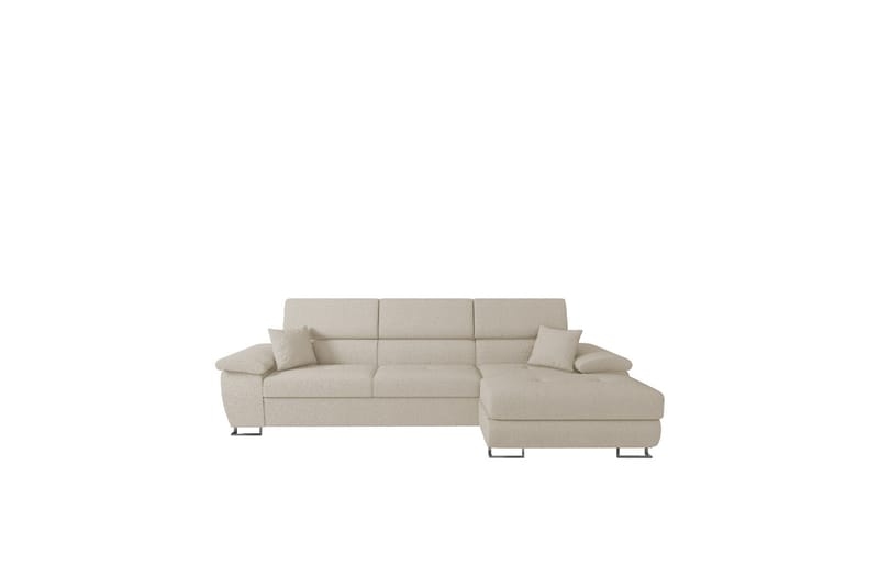 Reginia Sofa med Divan 3-seter - Beige - Møbler - Sofaer - Sofa med sjeselong