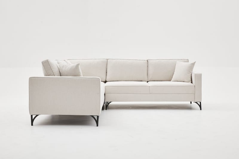 Retzow Hjørnesofa 4-seter - Beige - Møbler - Sofaer - Sofa med sjeselong