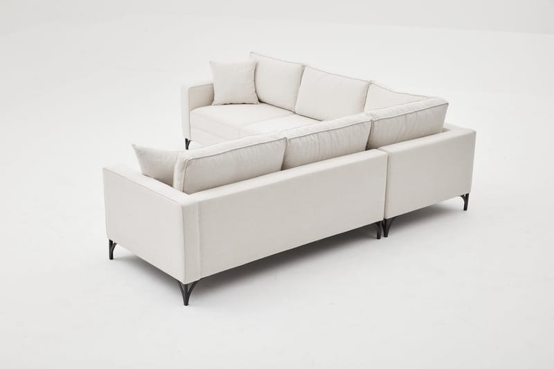 Retzow Hjørnesofa 4-seter - Beige - Møbler - Sofaer - Sofa med sjeselong