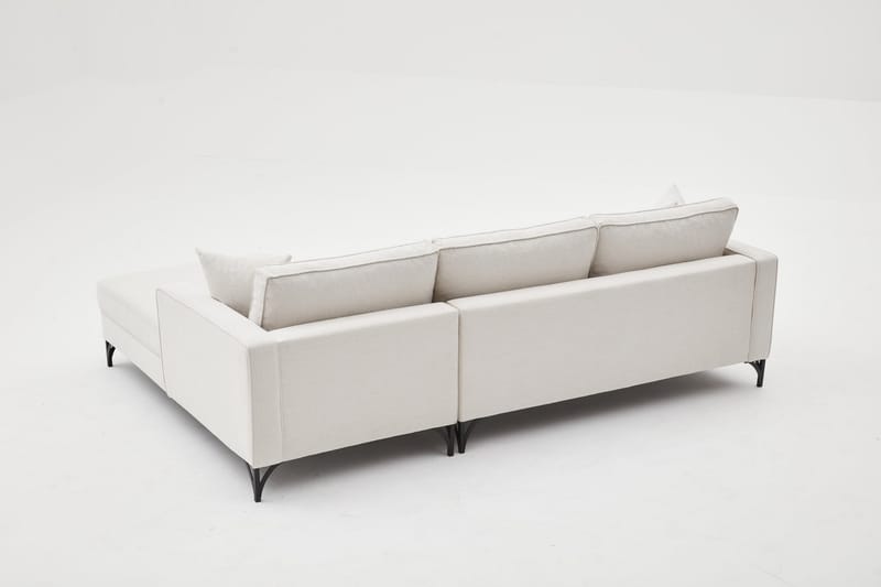 Retzow Sofa med Sjeselong 4-seter - Beige - Møbler - Sofaer - Sofa med sjeselong