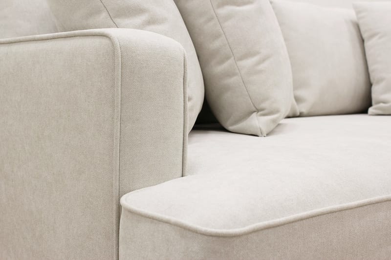 Rossi Dybde 3-seter L Sofa med Sjeselong Høyre - Lys Beige - Møbler - Sofaer - Sofa med sjeselong