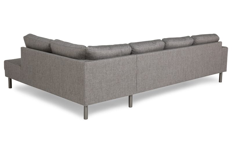 Runsala Sofa Large med Sjeselong Høyre - Lysegrå - Møbler - Sofaer - Sofa med sjeselong