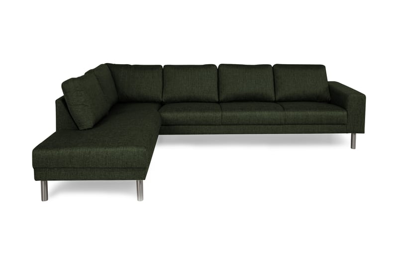 Runsala Sofa Large med Sjeselong Venstre - Grønn - Møbler - Sofaer - Sofa med sjeselong